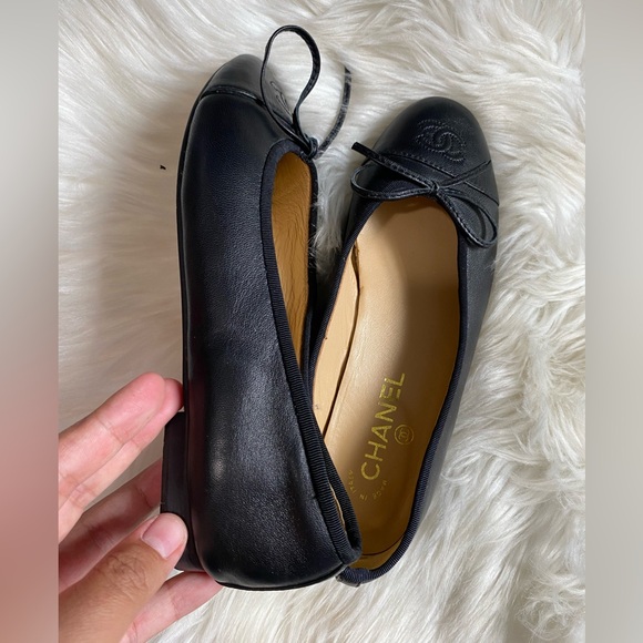 Flats womens bailarinas size 37 6.5 black color - Picture 6 of 8